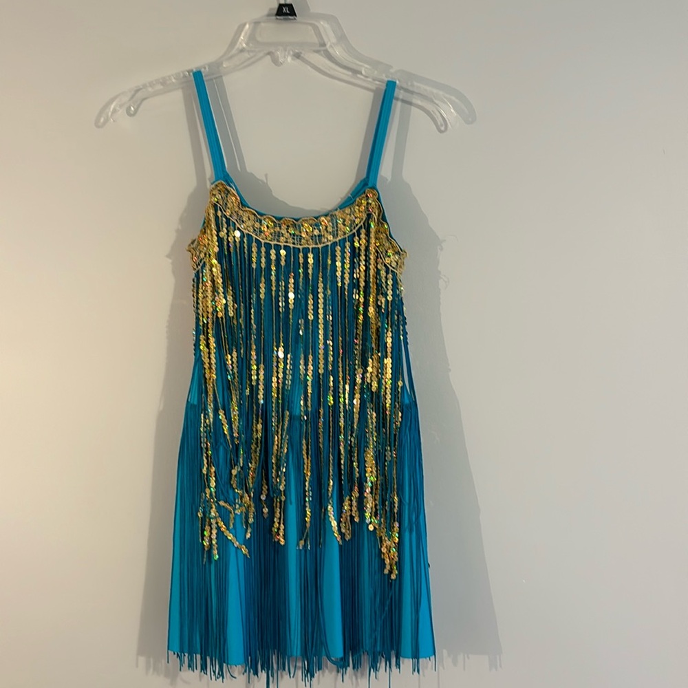 Turquoise Dance dress